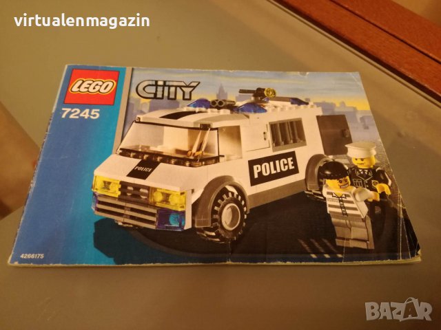 Лего Инструкция за построяване на Lego 7245 - Prisoner Transport