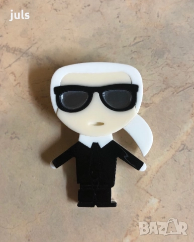 Брошки Karl Lagerfeld, снимка 5 - Други - 52023964