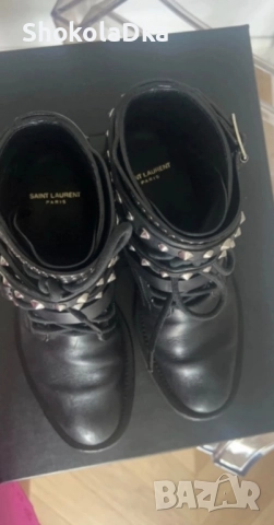 Оригинални боти Saint Laurent , снимка 2 - Дамски боти - 51634278