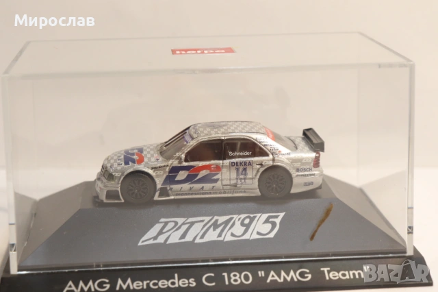 HERPA H0 1/87 MERCEDES BENZ C 180 AMG КОЛИЧКА РАЛИ МОДЕЛ, снимка 2 - Колекции - 53582591