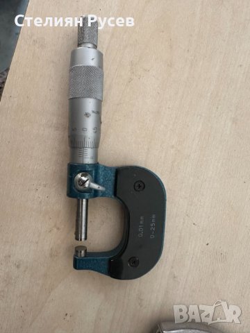 Микрометър  за измерване на размери, механичен, снимка 3 - Други инструменти - 44094538