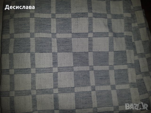 Ръчно тъкана памучна покривка, снимка 1 - Антикварни и старинни предмети - 27933132