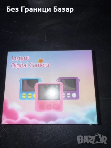 Нова Камера за незабавен печат с 3 ролки хартия Фотопринтер фотоапарат