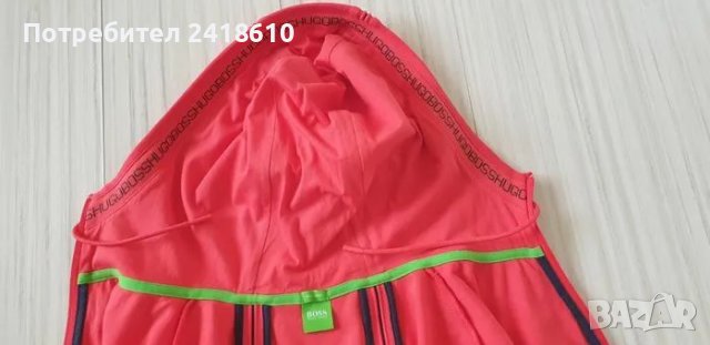 Hugo Boss Green Full Zip Mens Size L ОРИГИНАЛ! Мъжки Суичер!, снимка 13 - Спортни дрехи, екипи - 47272220