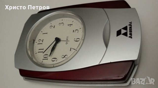 ЧАСОВНИК НАСТОЛЕН С ЛОГО НА АРСЕНАЛ - КАЗАНЛЪК, снимка 3 - Други - 28092316