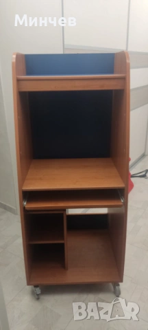 Бюро, шкаф за компютър, шкаф за монитор или мини телевизор