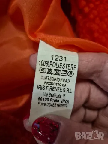 оранжево палто, снимка 4 - Палта, манта - 48644915