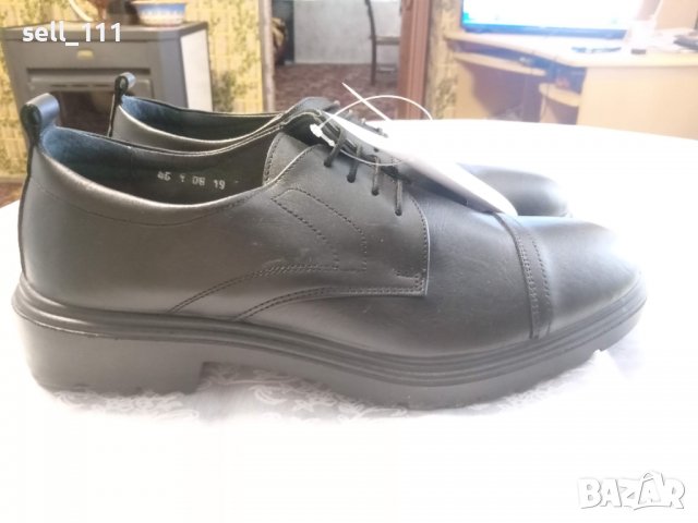 Официални мъжки обувки с връзки естествена кожа, снимка 1 - Официални обувки - 37487782