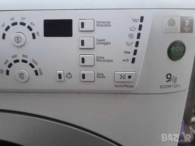 Продавам преден панел с платка за пералня Hotpoint-Ariston ECO9F-1291, снимка 6 - Перални - 35583119