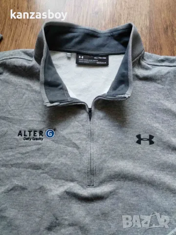 under armour half zip fleece - мъжко голямо горнище ХЛ КАТО НОВА, снимка 2 - Спортни дрехи, екипи - 48967462