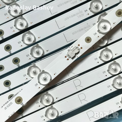 Лед Подсветка GJD500611001-X3-R LB-PF3528-GJD2P5C506X11-L-B 12 бр./комплект LED лента, снимка 4 - Части и Платки - 38164162