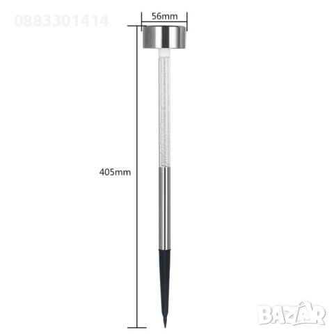 Соларна многоцветна лампа LED Водоустойчива, снимка 3 - Соларни лампи - 44099160