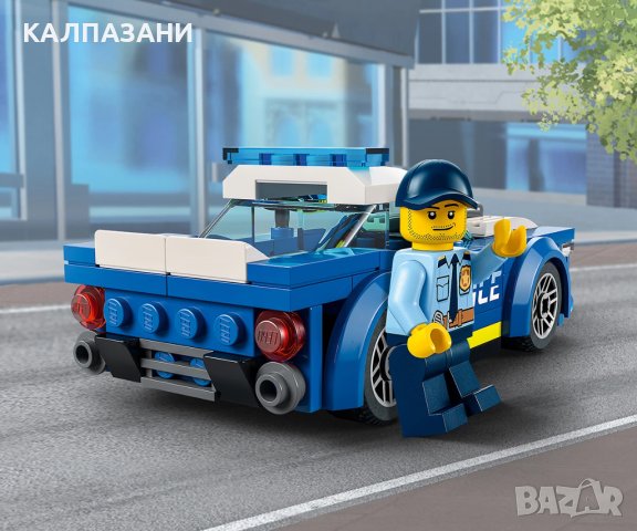 LEGO® City Police 60312 - Полицейска кола, снимка 6 - Конструктори - 40586056
