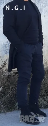 Кашмирено палто ZARA MAN, снимка 7 - Палта - 47308114