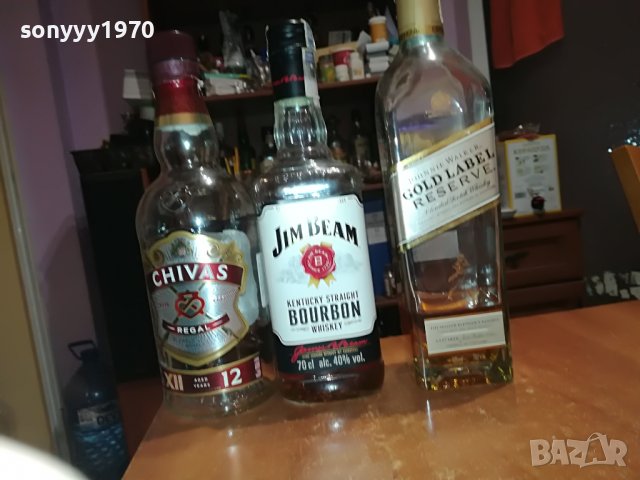 CHIVAS JIM DJOHNNIE 3 ПРАЗНИ ШИШЕТА 0403231707, снимка 3 - Колекции - 39884297