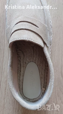 НОВИ Унисекс еспадрили от естествен велур, тип мокасини/лоуфъри, снимка 5 - Други - 50568336