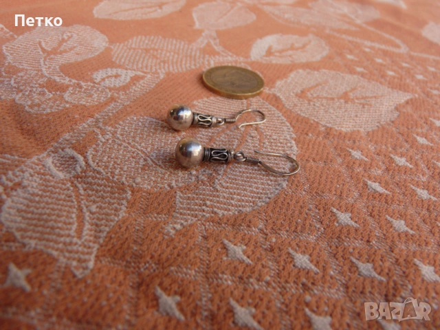 Автентични възрожденски сребърни  обеци, снимка 3 - Антикварни и старинни предмети - 53129813