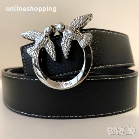 **НОВИ** стилни PINKO колани – ОПАКОВАНИ в кутия, готови за подарък, снимка 5 - Колани - 52991744