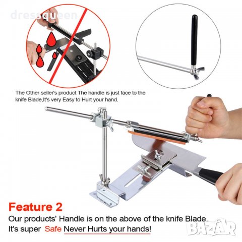 Професионално точило за ножове с фиксиран ъгъл, снимка 5 - Други стоки за дома - 28490572