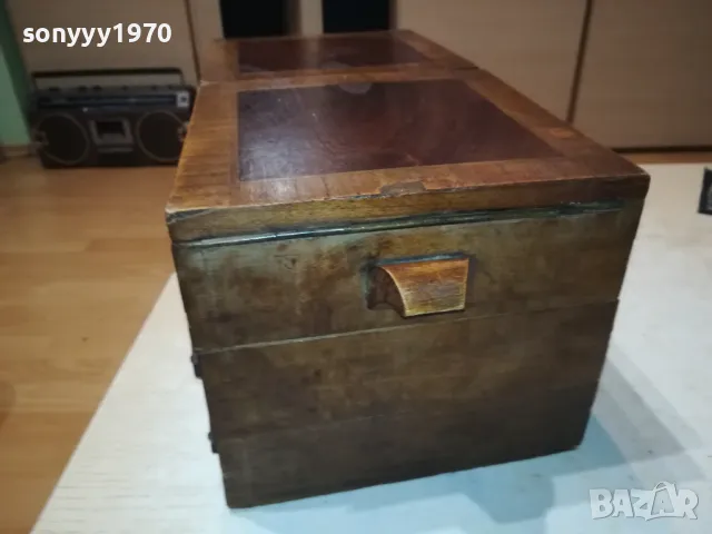КРАСИВА ДЪРВЕНА КУТИЯ-ВНОС SWISS 0812241847, снимка 12 - Антикварни и старинни предмети - 48272159