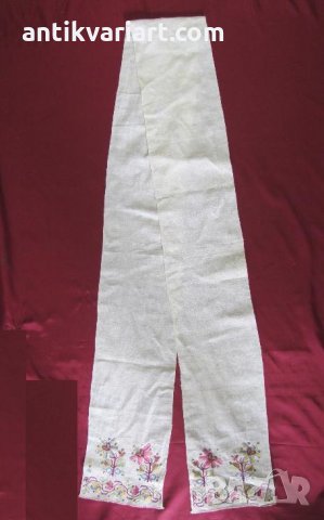 19 век Ръчно Бродирана Кърпа,ислям ,отоман, турска, снимка 10 - Антикварни и старинни предмети - 27402748