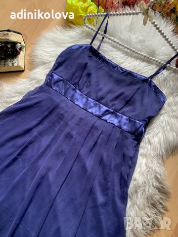 Лилава рокля VILA, снимка 2 - Рокли - 37980274