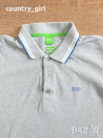 Hugo Boss Green Label Paddy Grey Polo Shirt - страхотна мъжка тениска, снимка 3 - Тениски - 28812250