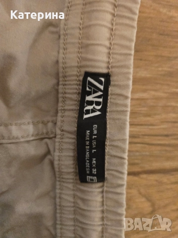 Мъжки панталони Зара, снимка 2 - Панталони - 52336657