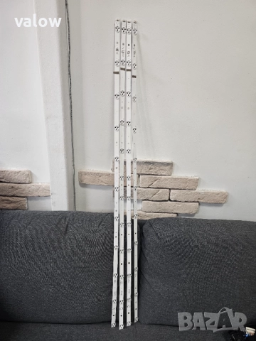 Комплект подсветка ЛЕД LED диоди лента ТВ Hitachi 55HK5300W дисплей VES550QNDH, снимка 6 - Части и Платки - 52669106