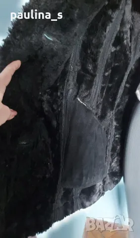 "Steve Madden" / Естествен велур / Дамски кожух / 44 EU , снимка 16 - Палта, манта - 48877475