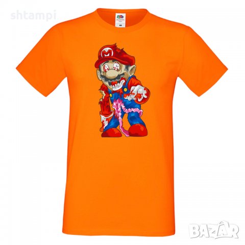 Мъжка тениска Mario Zombie 6 Игра,Изненада,Подарък,Празник,Повод, снимка 1 - Тениски - 37238142