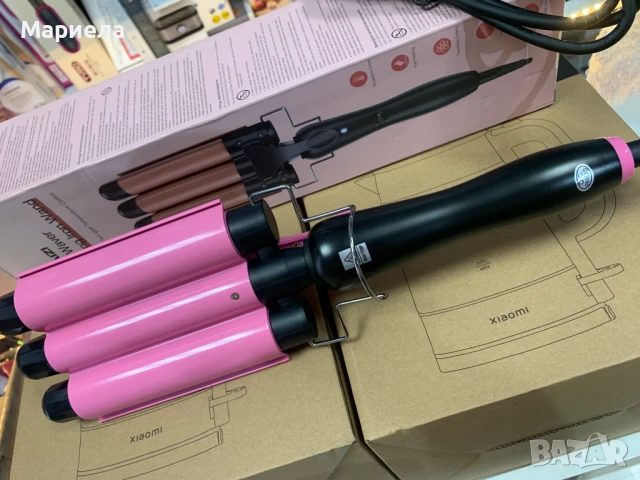 Ретро преса до 210°С / Ретро преса с 3 цилиндъра х 25мм., снимка 6 - Преси за коса - 51176906