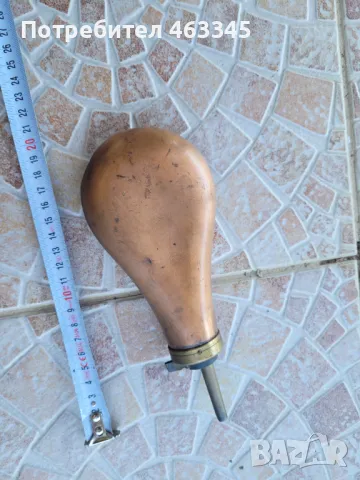 Барутница, снимка 2 - Антикварни и старинни предмети - 50318364