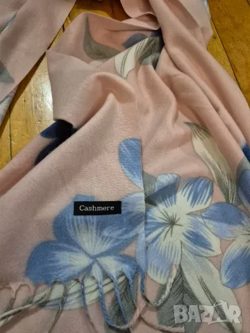 розов красив шал, снимка 3 - Шалове - 48644746