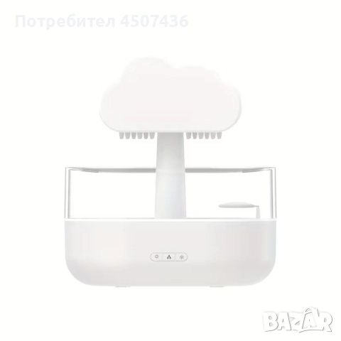 Rain Cloud 200ml,USB роматерапевтичен дифузер 7 цвята, релаксиращи звуци от дъжд, снимка 7 - Овлажнители и пречистватели за въздух - 52815056