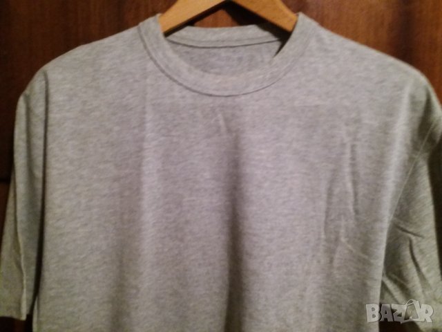 Мъжка тениска сива еластична , снимка 2 - Тениски - 33288552