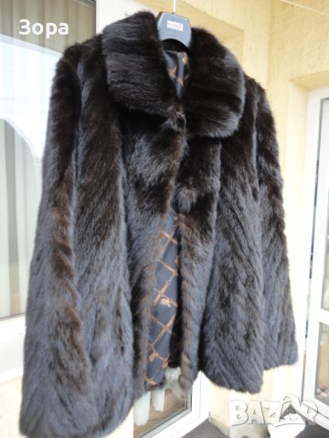 Дамско Качествено късо Палто от Визон, снимка 1