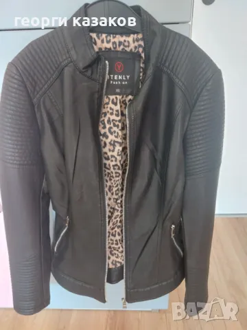 Дамско кожено яке , снимка 2 - Якета - 49423076