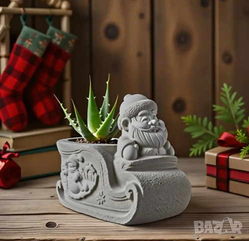 Молд дядо Коледа с шейна , снимка 2 - Форми - 51562984