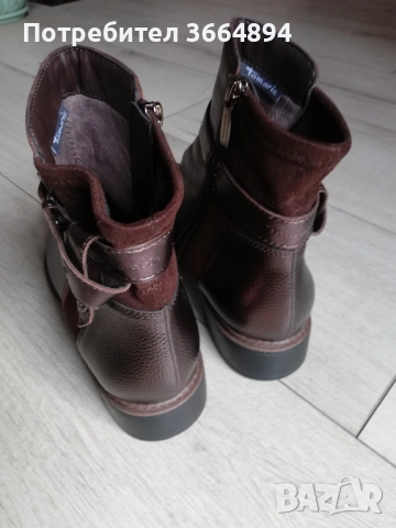 Нови Дамски Боти TAMARIS - Mocca Metall, снимка 3 - Дамски боти - 52477024