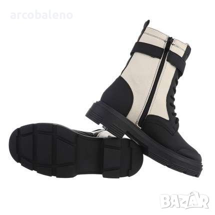 Дамски боти с връзки, 3цвята , снимка 3 - Дамски боти - 38593573