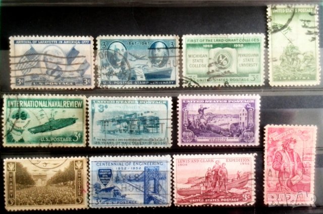 Стари Пощенски марки-3, снимка 7 - Филателия - 39557235