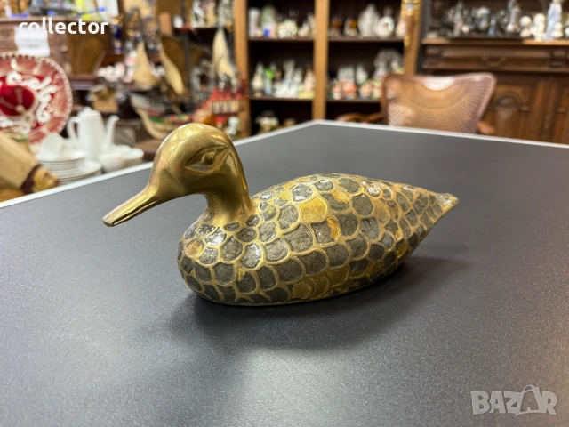 Масивна месингова патка / патица. №7872