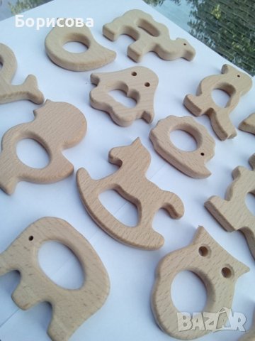 Кутия с 15 броя дървени гризалки, снимка 5 - Други - 37741620