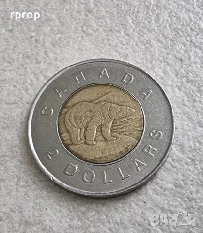 Монета.  Канада . 2 долара. 1996 г. , снимка 3 - Нумизматика и бонистика - 37197552