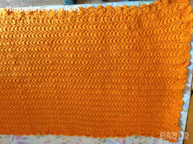 Ръчно плетена НОВА 215/200 кувертюра