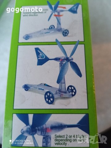 конструктор, EDU KIT  WIND POWER CAR, кола с вятърна електроцентрала, с вятърна енергия, снимка 10 - Игри и пъзели - 42975407