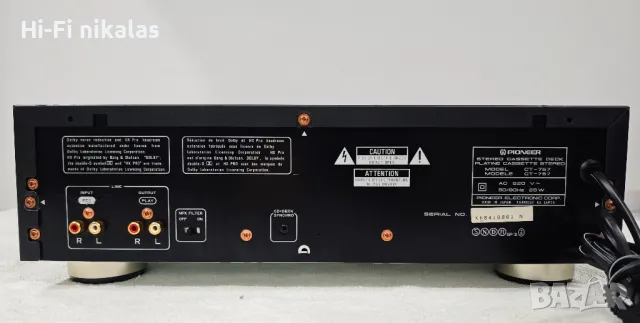 стерео касетъчен дек PIONEER CT-757, снимка 4 - Декове - 49749072