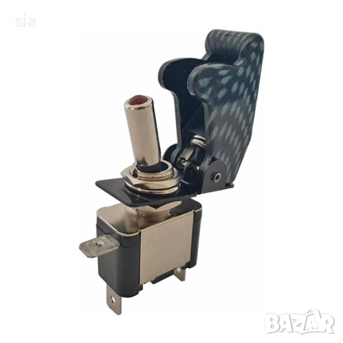 Копче ON-OFF с диод, карбон, снимка 2 - Аксесоари и консумативи - 51768717