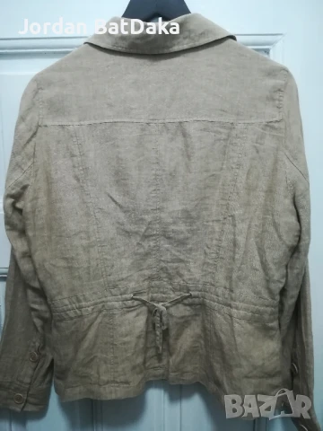 Дамско сако лен, снимка 4 - Сака - 51299788